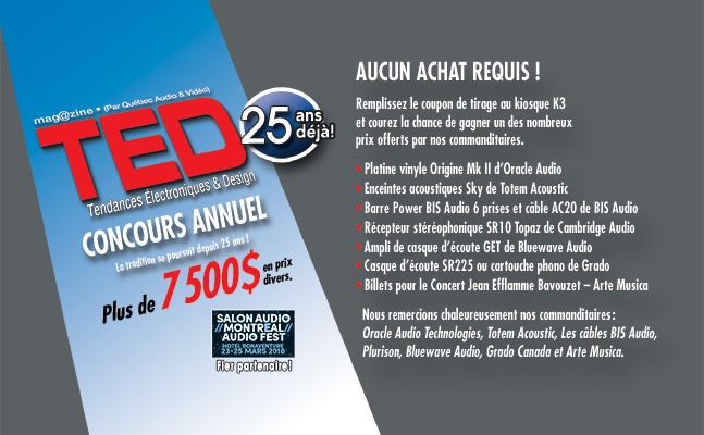 Lire la suite à propos de l’article CONCOURS ANNUEL mag@zine TED 2018