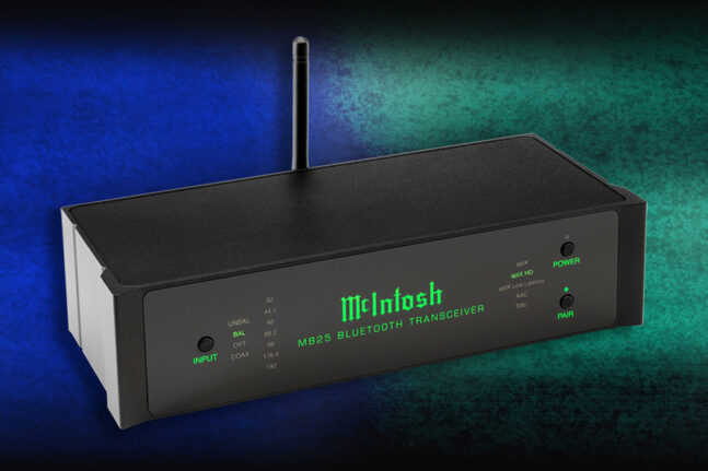 Read more about the article McINTOSH  launches new MB25 Bluetooth Receiver